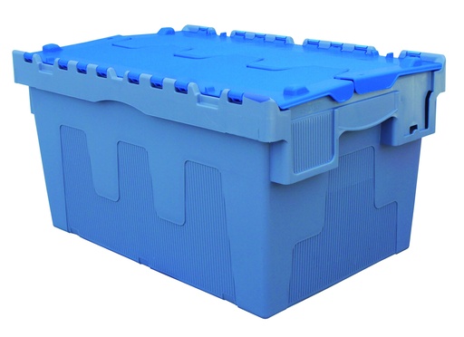 [P-854 856001329] CAJA ALMACENAJE POLIPROPILENO DSW5536 - 2 TAPAS CON BISAGRA